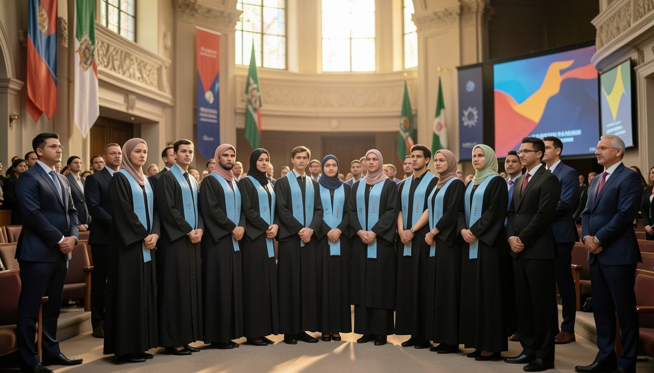 16 Palestinian medical students from Gaza's Al-Azhar University graduate in Istanbul