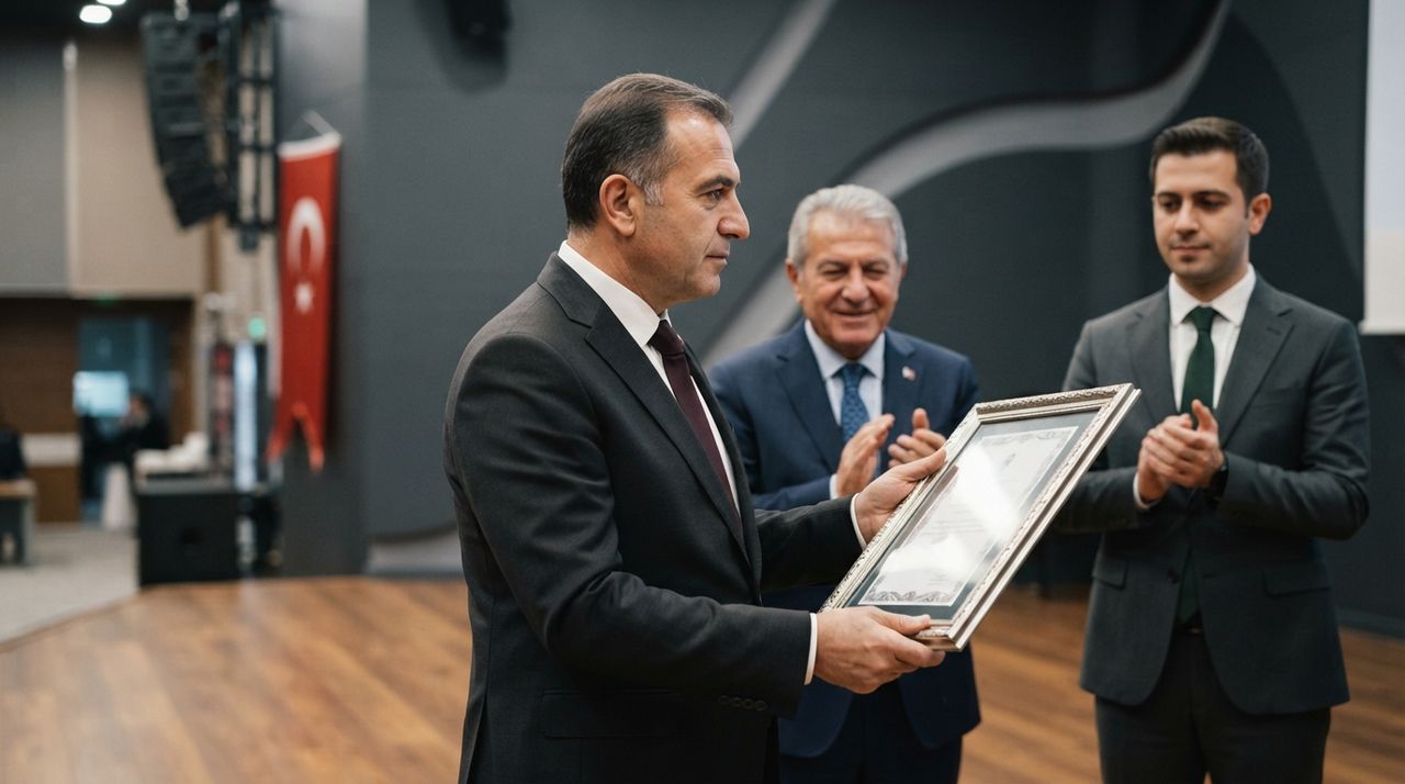 Beşiktaş president Adalı receives election certificate after Sunday's vote