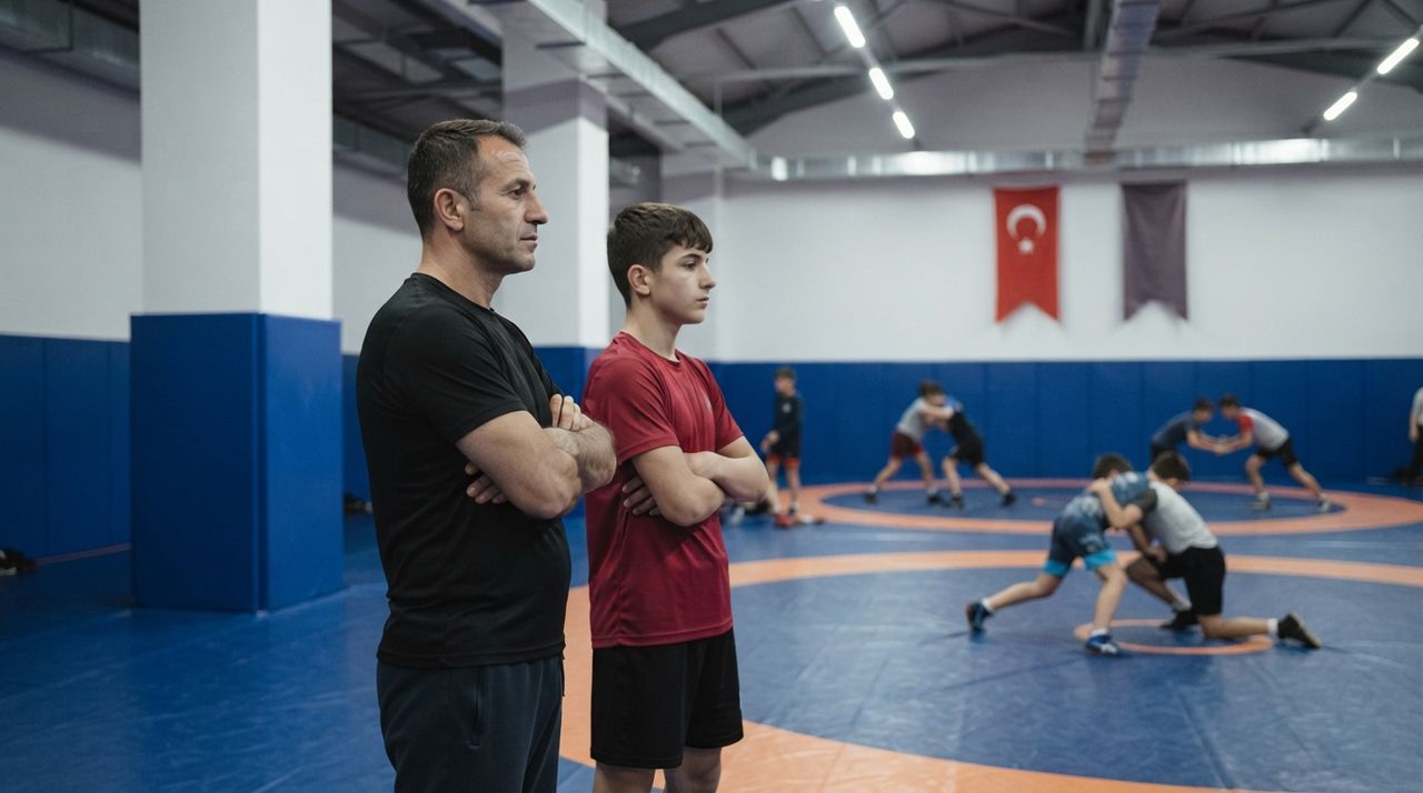 Coach's son Mustafa Kerem Karaköse takes Balkan wrestling gold in Croatia