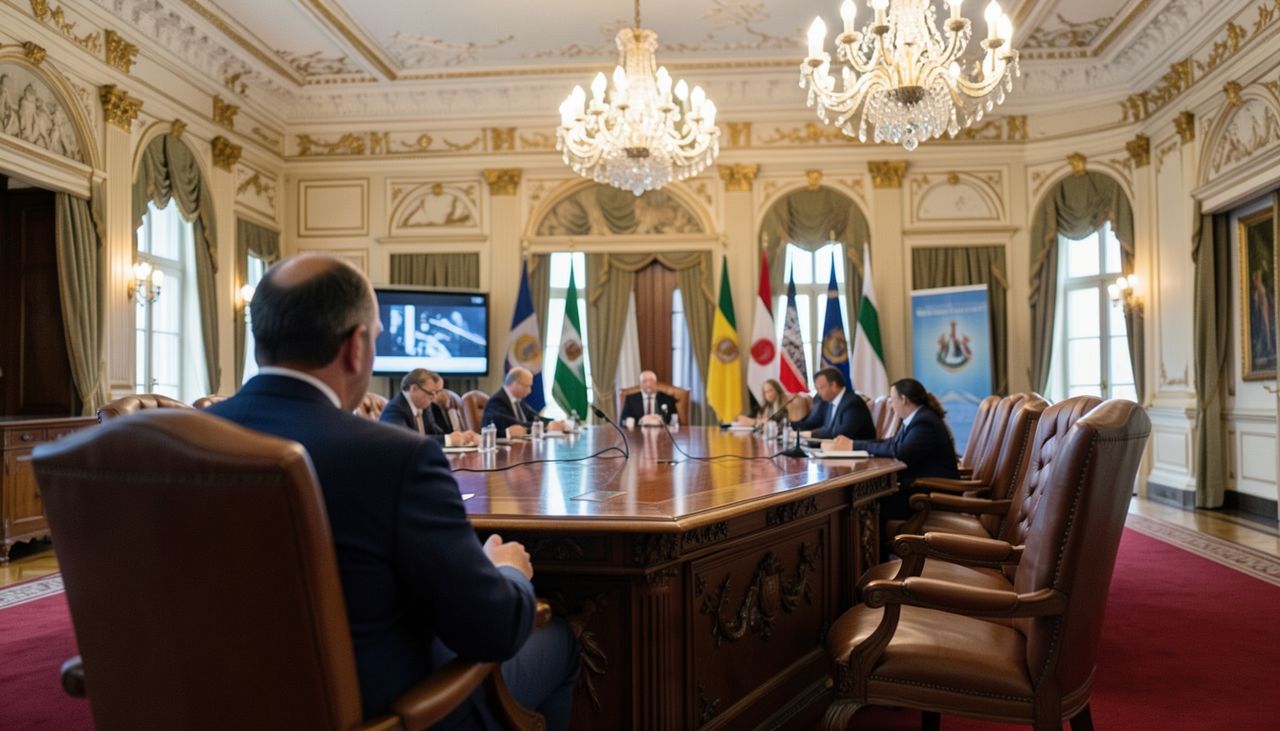 Erdoğan and Tokayev Lead Delegation Talks at the Presidential Complex