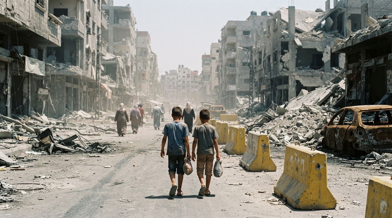 Gaza Civil Defense Warns of Rising Displacement Near the Yellow Line