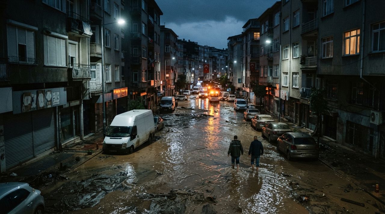 Heavy Rain in Istanbul Triggers Overnight Rescues and Evacuations