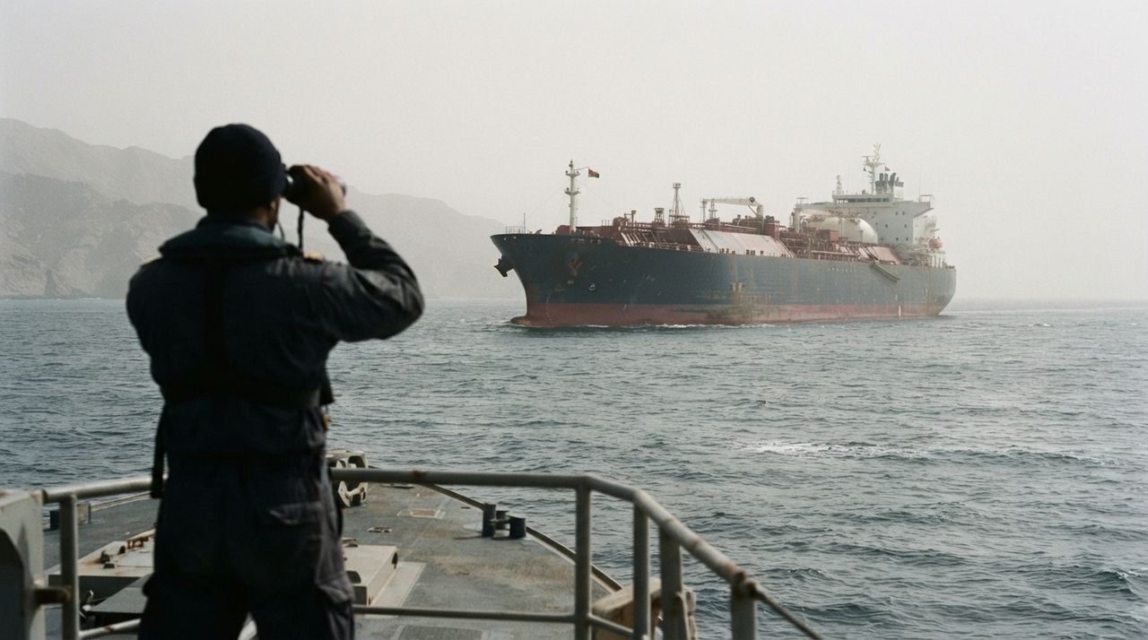 Iran's IRGC Says Large LPG Carrier Hit Near Strait of Hormuz