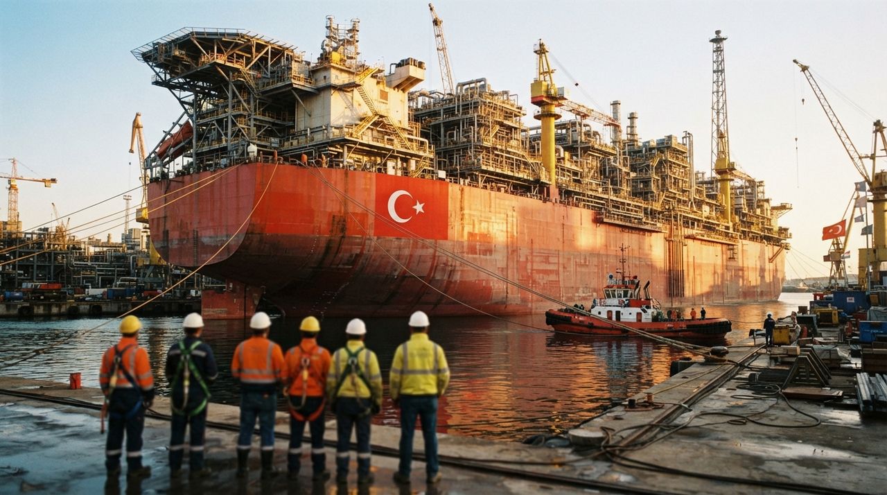 Osman Gazi floating production platform dispatched to Sakarya gas field