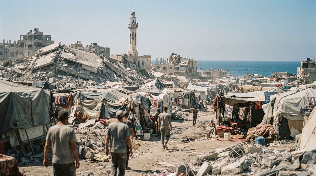 Palestinian central bank chief says local banks ready to lead Gaza reconstruction