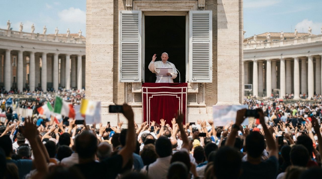 Pope Leo XIV returns to public view after lung cancer surgery