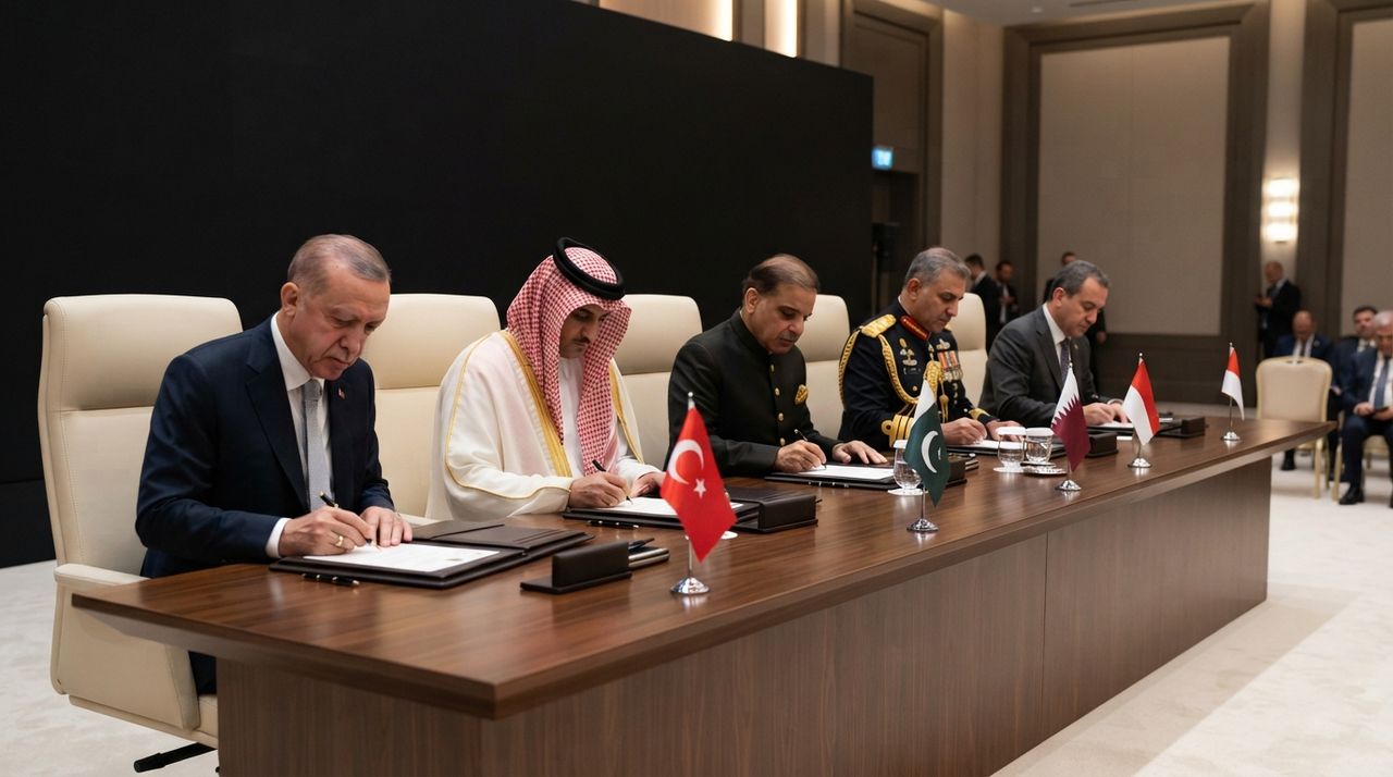 Türkiye, Katar, Endonezya ve Pakistan "Bedir Mutabakat Zaptı"nı imzaladı