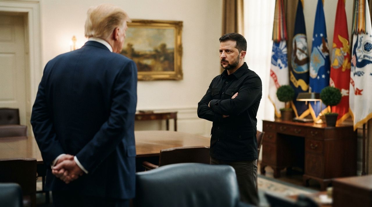 Trump and Zelenskiy Trade Barbs as Ukraine Peace Efforts Ebb and Flow