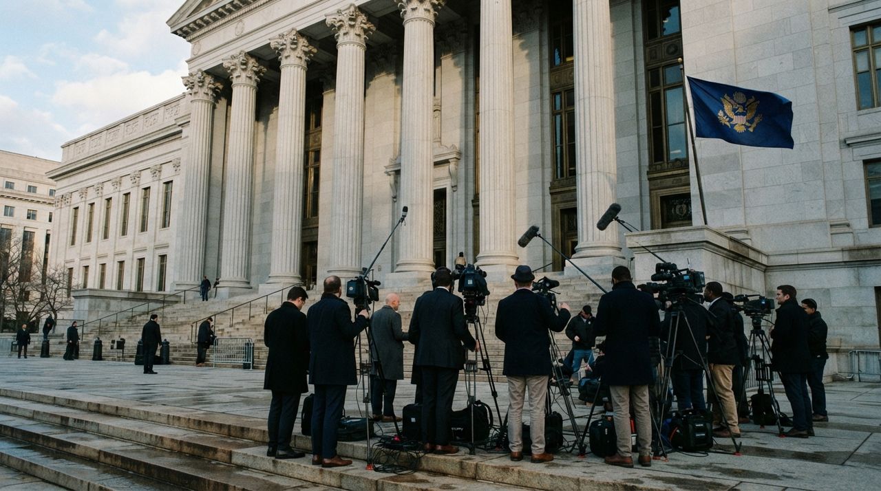 US Justice Department Probes TV Networks Over White House Coverage Boycott