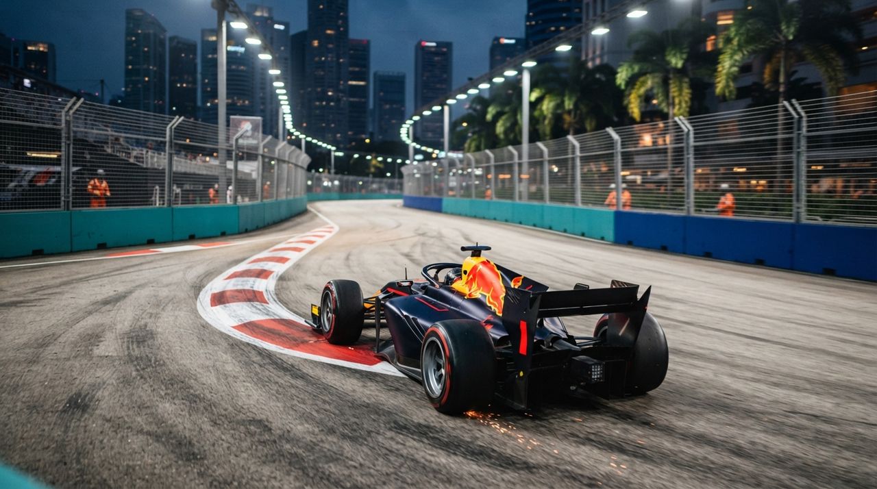 Verstappen Claims 50th Career Pole for Singapore Grand Prix